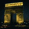 Arch de Triumph at night
